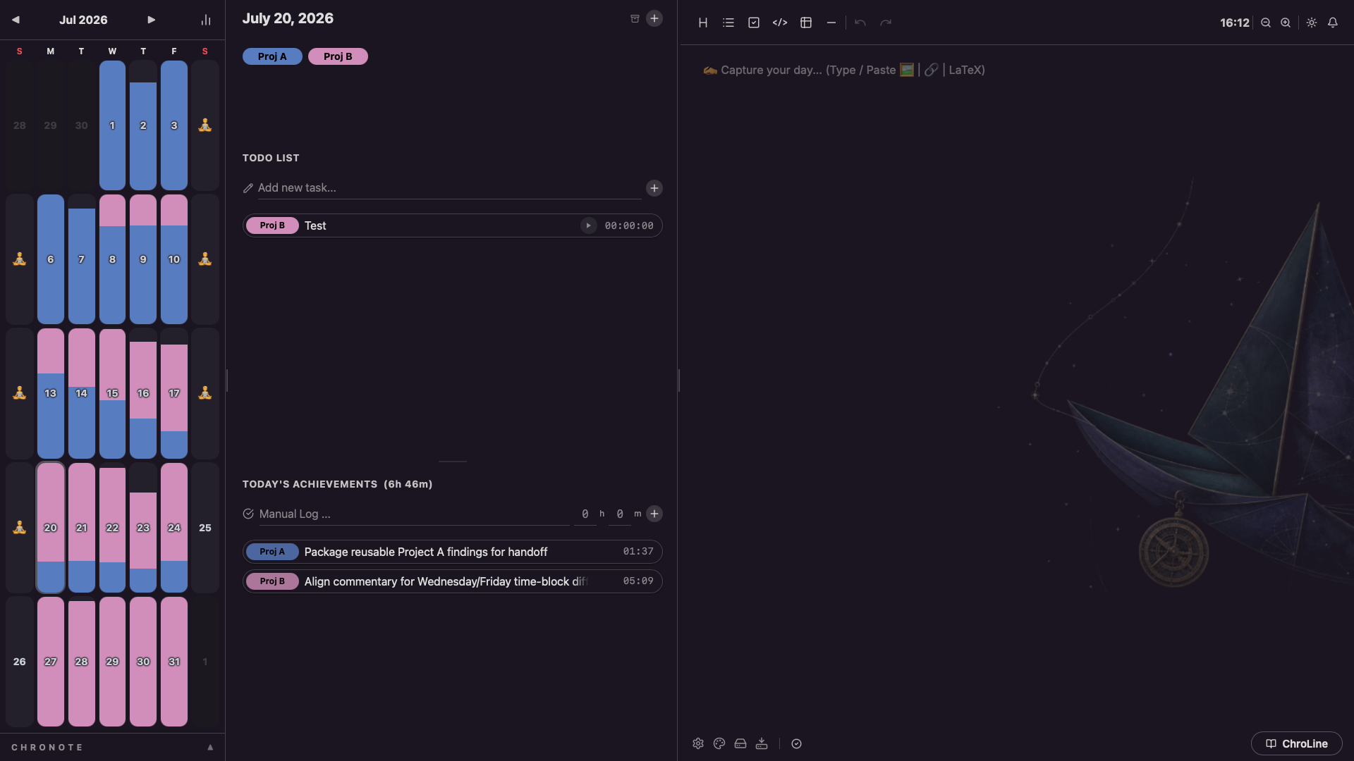 Dark theme preview